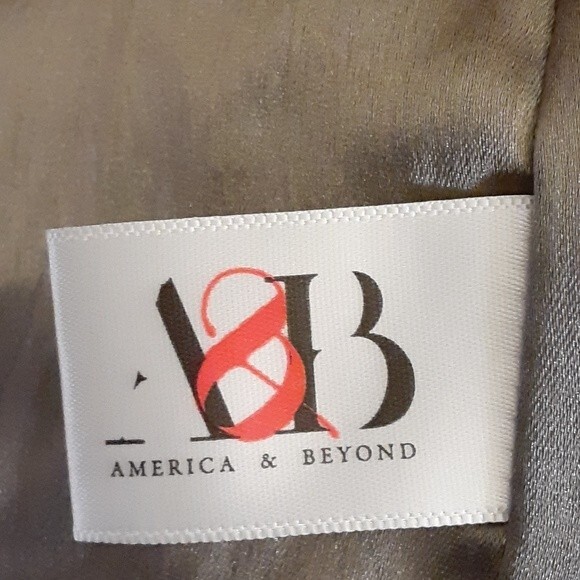 America & Beyond Boho Southwestern Aztec Velvet Parka Jacket Size Large - Picture 9 of 12